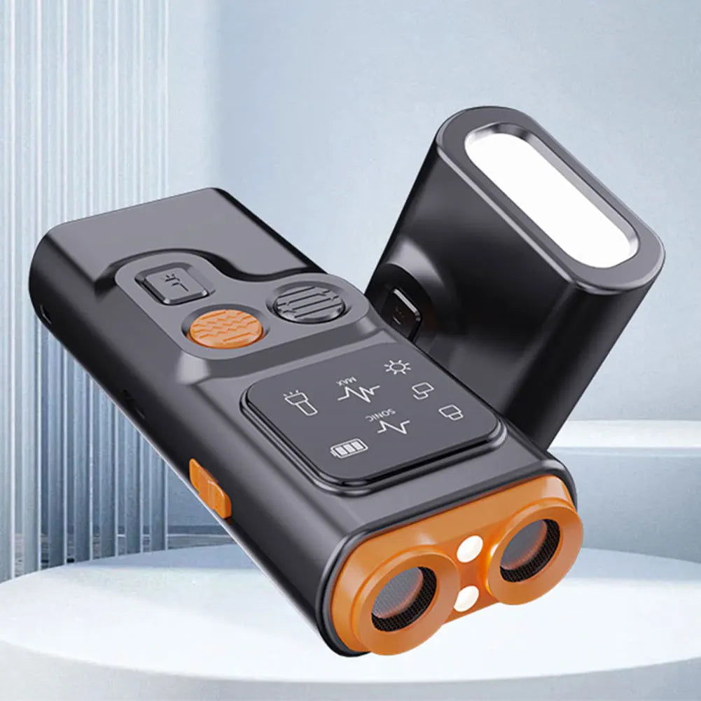 Rechargeable Sonic Dog Repeller with High-Frequency LED Flashlight Anti Dog Bark Deterrent Device Anti-Barking Device
