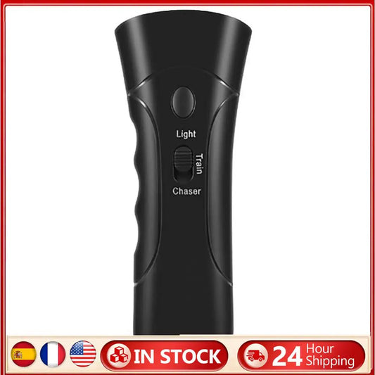 Ultrasonic Anti Barking Equipment Lightweight with LED Flashlight Stop Bark Training Device Plastic for Pet Training Accessories