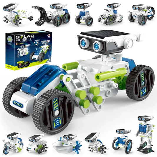 12 In 1 Science Solar Robot Kids Toy Diy Building Powered Learning Tool Stem Education Games Technological Kit Children Gift