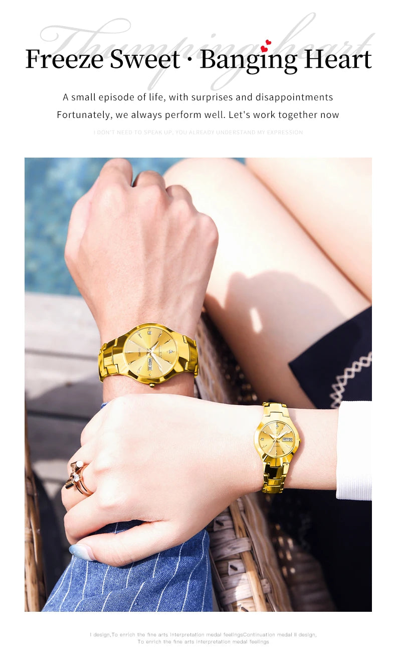 OLEVS Women Watch Quartz Rhombus Mirror Original Quartz Watch for Women Waterproof Luminous Stainless Steel Wristwatch Date Week
