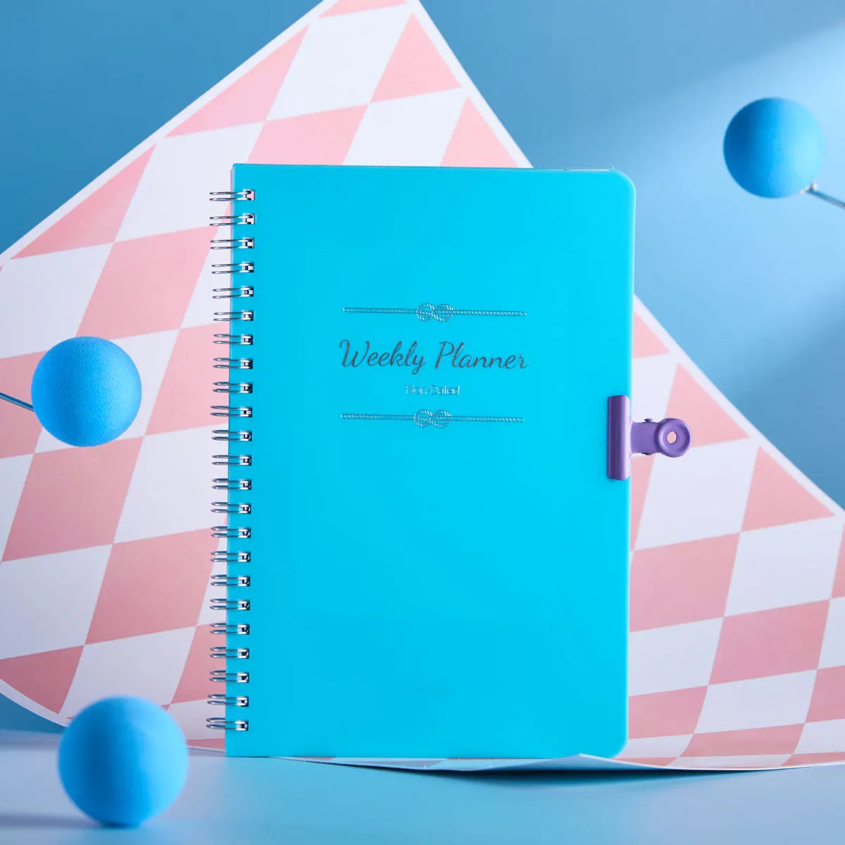 Planner Schedule Agenda Efficiency Notebook Daily Weekly Monthly Diary Journal for Students School Office Stationery Supplies