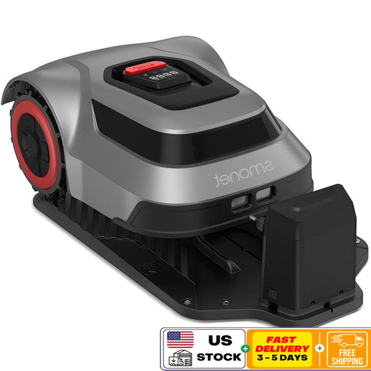 Smart Navigation Robotic Lawn Mower with Rain Detection Auto-Charging APP Control Boundary Break Detection Collision-Free 1/4