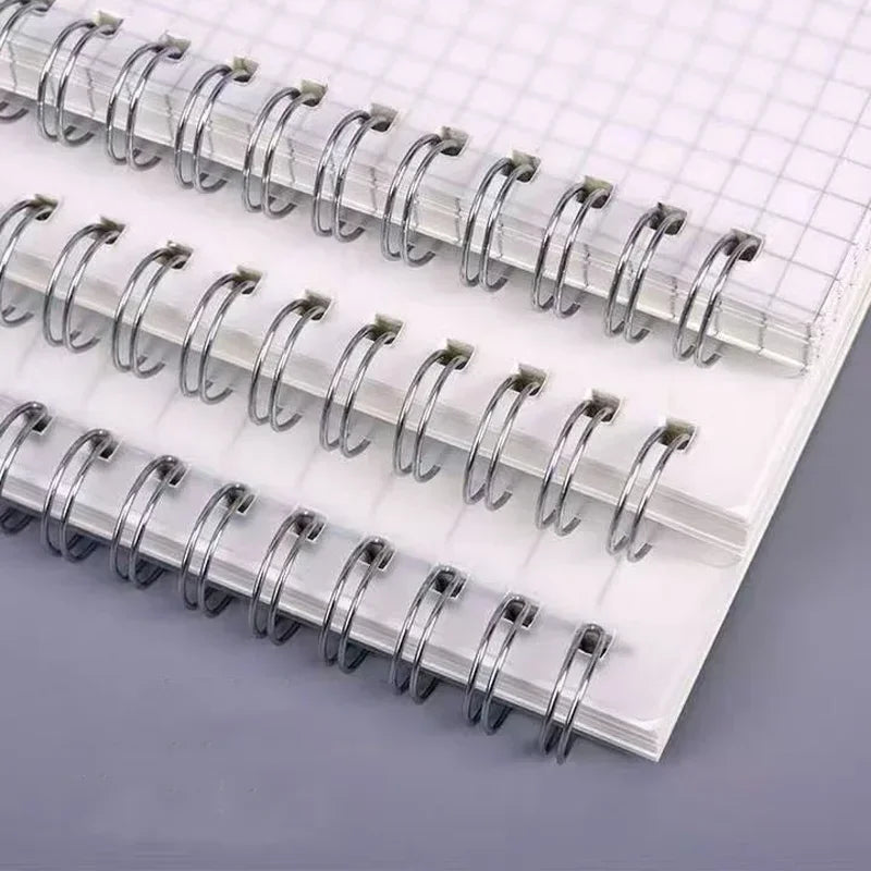 Grid Notepad A5 Spiral Notebooks Sketch Book Draft Agenda Drawing Notebook Writing Pads Office School Supplies