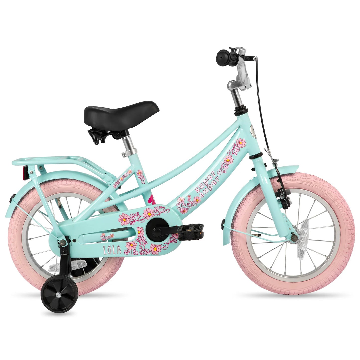 JOYSTAR Petal Girls Bike for Toddlers and Kids, 12 14 16 Kids Bike with Basket for 2-9 Years Old Girls, Kids Bike