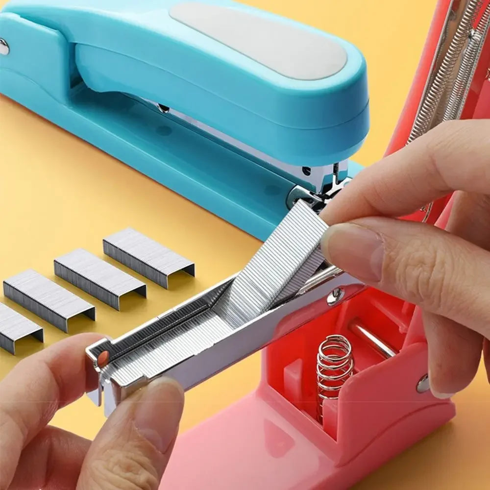 360 Degree Rotary Stapler Multifunctional Heavy Duty Stapler Thickened Effortless Long Stapler Office Binding Tools
