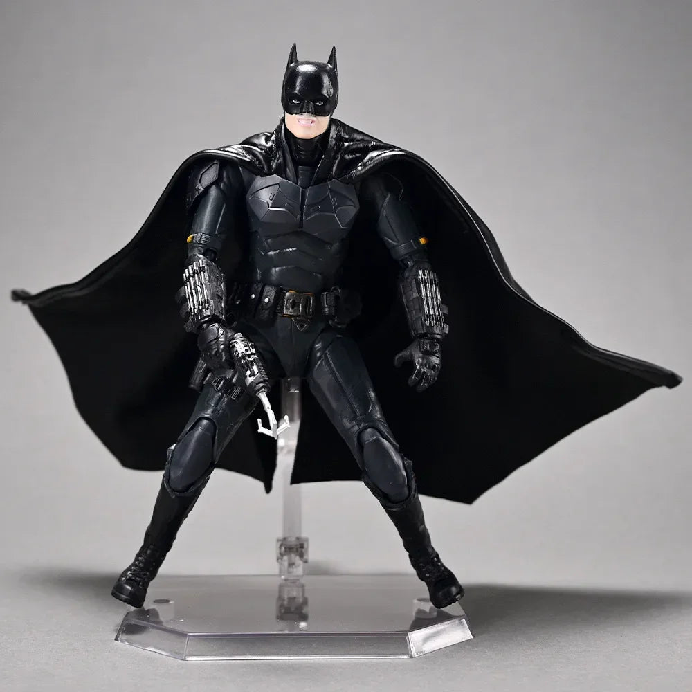 Hot In Stock Anime Figurines The Batman Mafex 188 Robert Pattinson Movie Version Figurine  Justice League Batman Action Kids Toy
