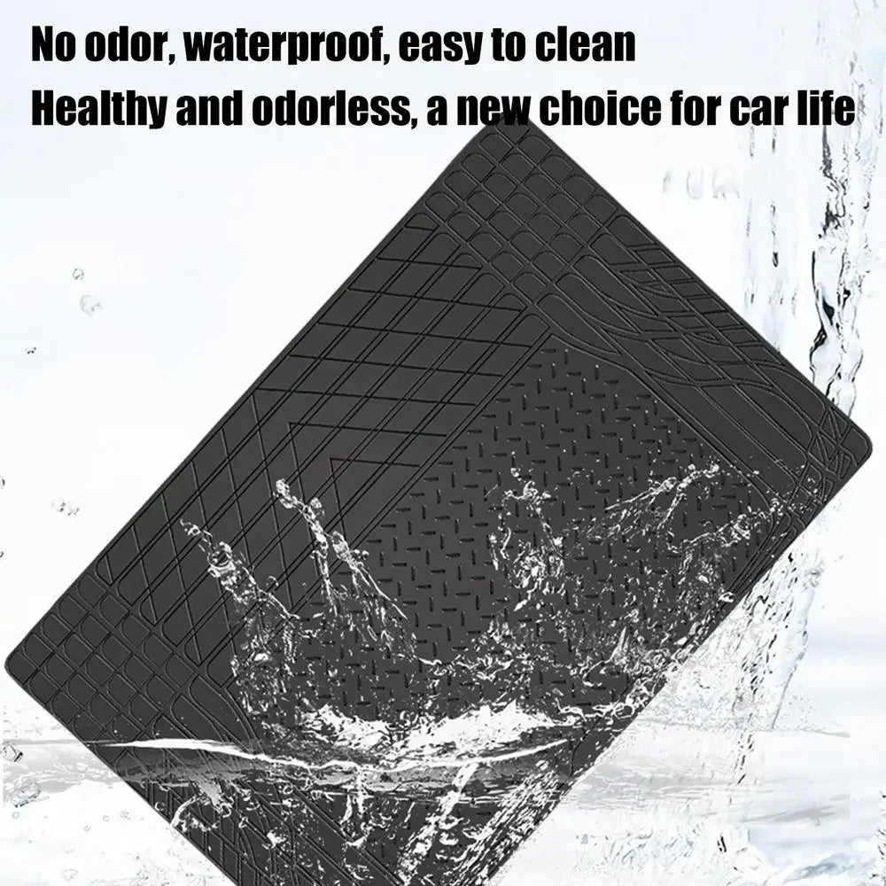 120X80cm Car Trunk Liner Mat PVC Anti Slip Scratchproof Car Protective Pad Cargo Floor Mat Waterproof Car Interior Accessories