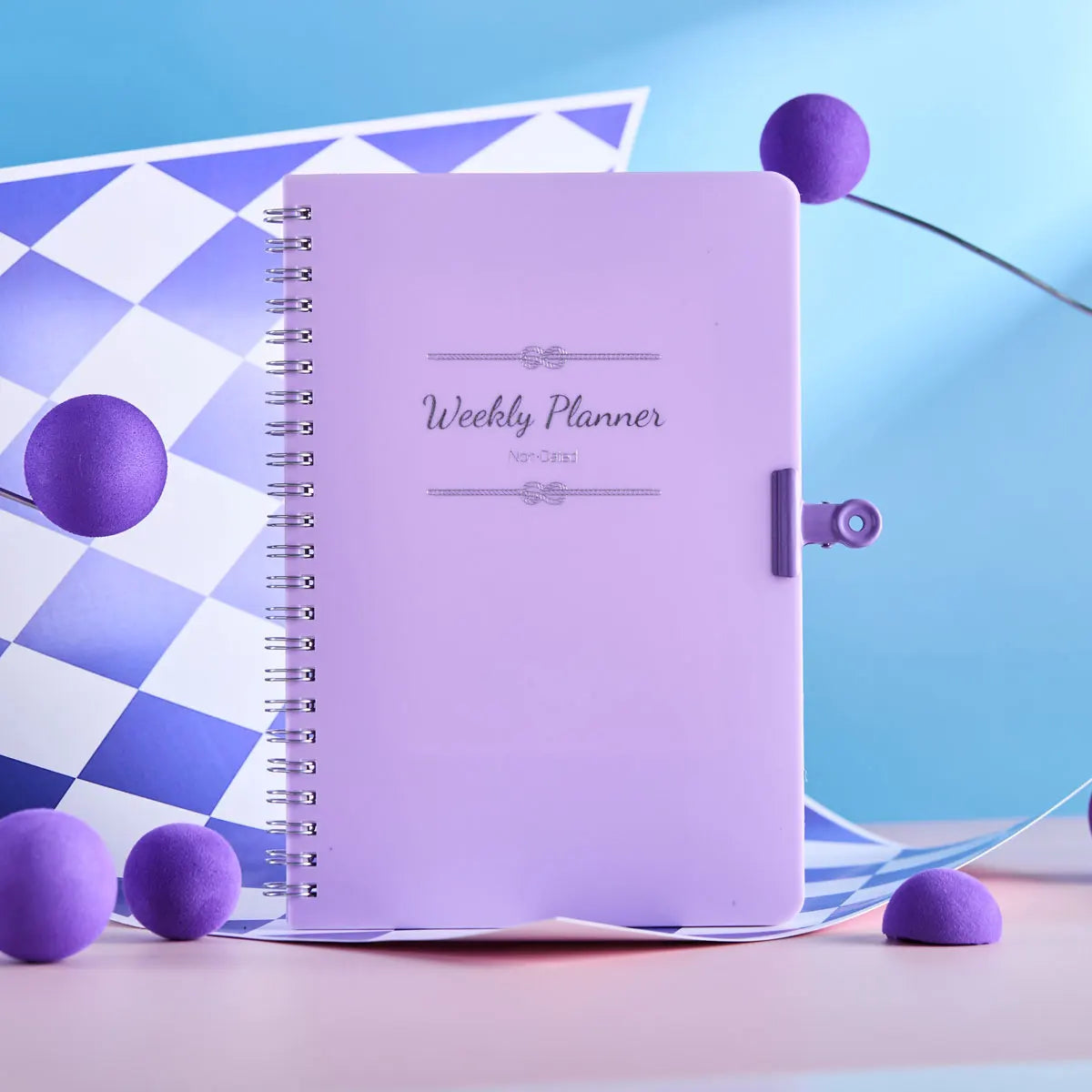 Planner Schedule Agenda Efficiency Notebook Daily Weekly Monthly Diary Journal for Students School Office Stationery Supplies