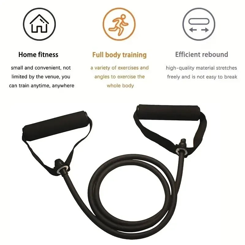 Resistance Bands with Handles for Home Gym, Exercise Strength Training Bands for Men Women, Portable Fitness Workout Equipment