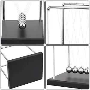 Nuvelle Store QLKUNLA Newtons Cradle Balance Balls Science Physics Gadget Desktop Decoration Kinetic Motion Toy for Home and Office