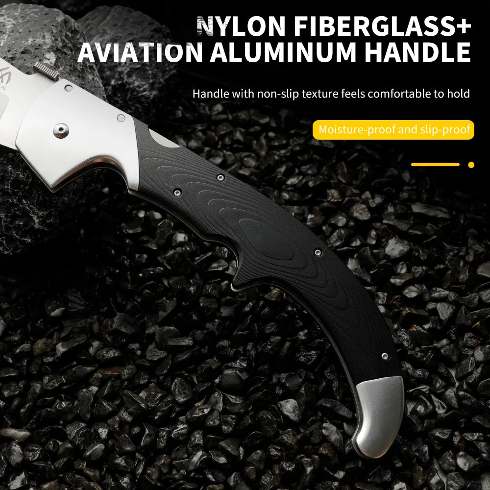 Portable multifunctional knife, outdoor survival knife, can be used for outdoor activities, hiking, and men's gifts