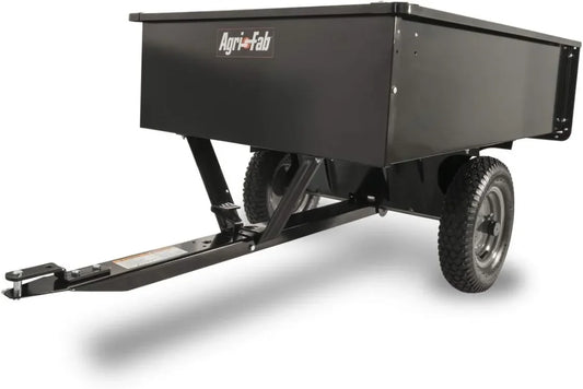Good 45-0101 Steel Utility Lawn & Garden Dump Cart, For Riding Lawn Mowers, 12 cu ft/750# Capacity; 16" Pneumatic Wheels