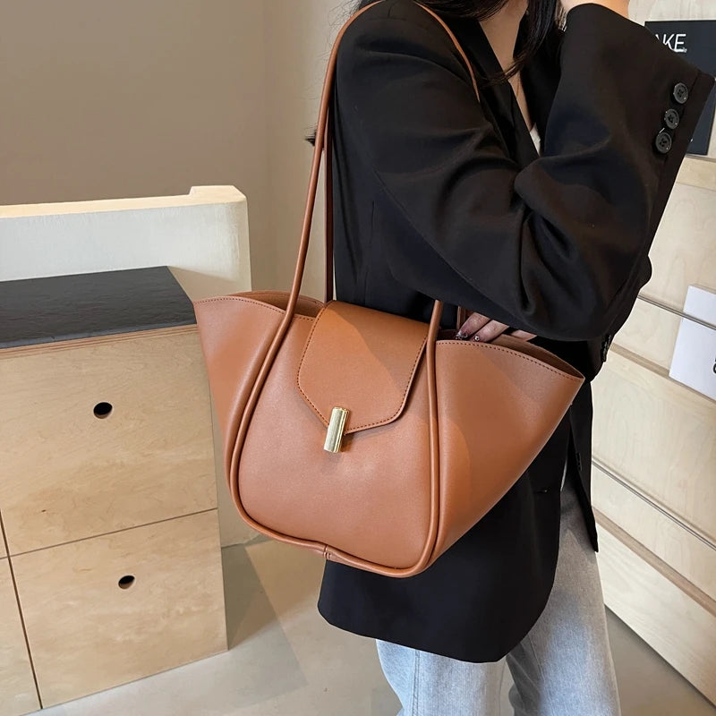 Women Fashion Shoulder Bag Large Capacity Luxury Tote Bag Adjustable Strap Work Handheld Bag Ladies Commute Bag