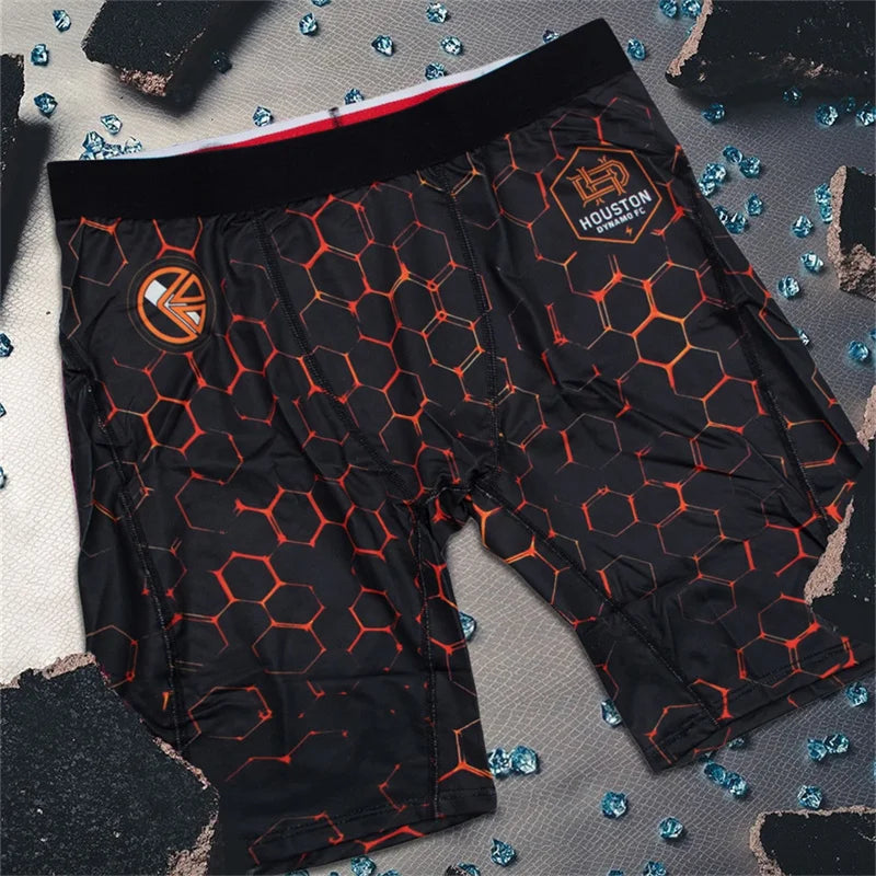5Pcs Men Underwear Boxers Print Man Panties Lingerie Men Underpants Boxershorts Trunks Plus Size Breathable Seamless Men's Boxer
