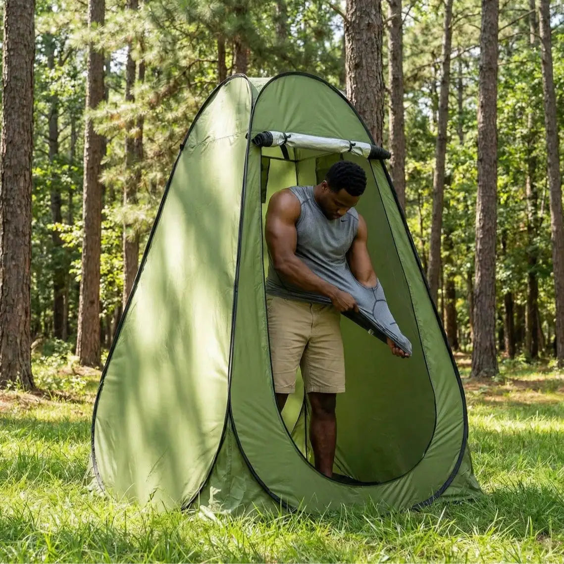 Multi-Use Pop Up Privacy Tent Portable Outdoor Changing Room For Camping Festival Hiking Shower Shelter