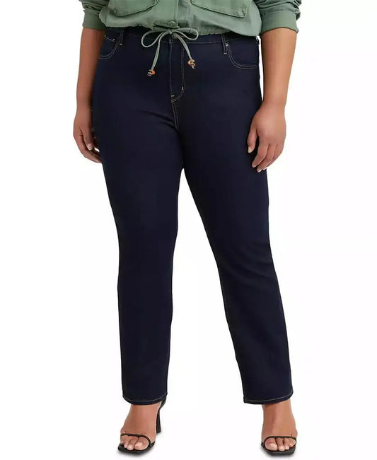 Levi's | Trendy Plus Size 724 High-Rise Straight-Leg Jeans