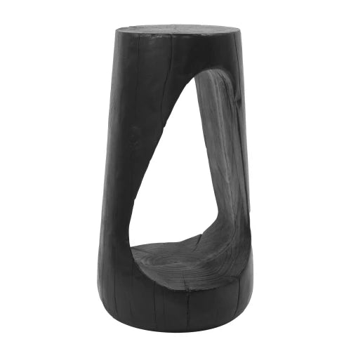 Modern MGO Outdoor Side Table Hollow Patio Garden Balcony Poolside