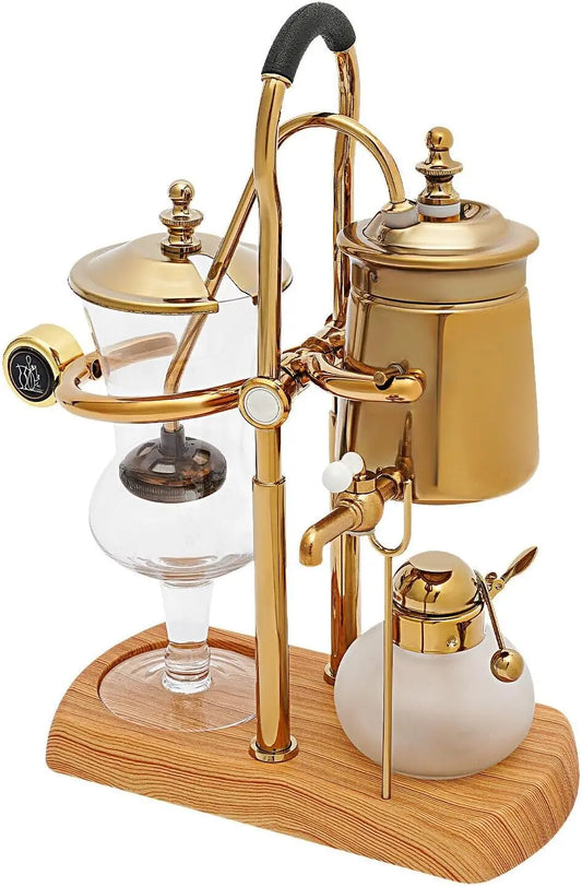 Belgian Belgium Royal Family Balance Syphon Siphon Coffee Maker Vacuum Brewing System, Vintage Classic Retro Luxury Exquisite De