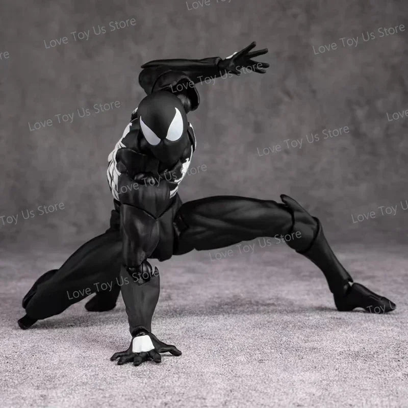 Mess Toys Spider-Man Symbiote Black Suit – Neighbor & Scarlet Spider Anime Action Figure – In Stock Gift Toy