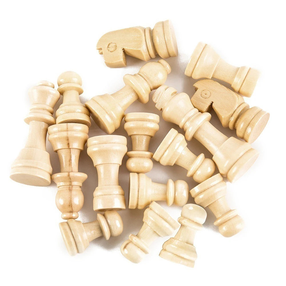 3 in 1 Chess Game Board Folding Storage Wooden Exquisite Chess Set Travel Chess Sets for Chess Board Game