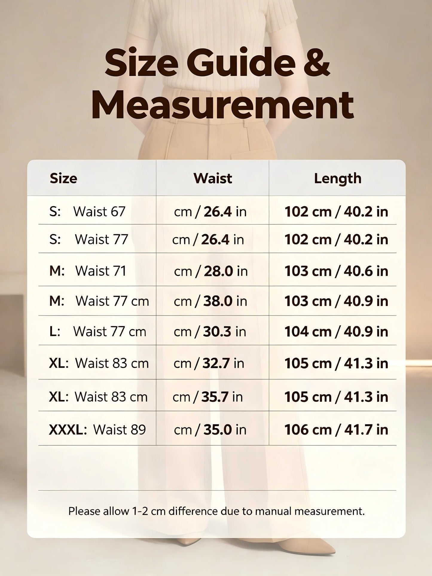 Women's High Waist Corduroy Wide Leg Pants Casual Loose Fit Trousers with Pockets Streetwear