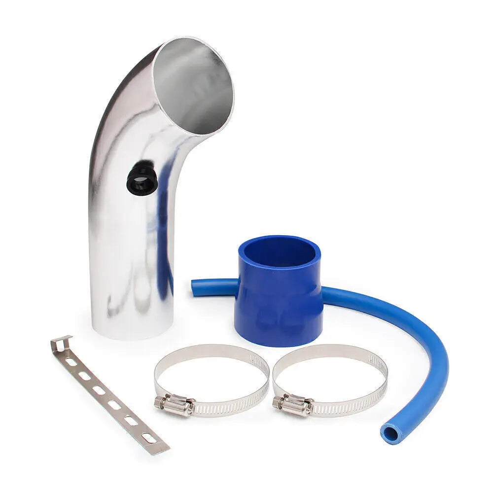 3" Car Cold Air Intake Filter Induction Kit Pipe Power Flow Hose System 76mm Fit for Vehicles with Air Intake Hose Diameter