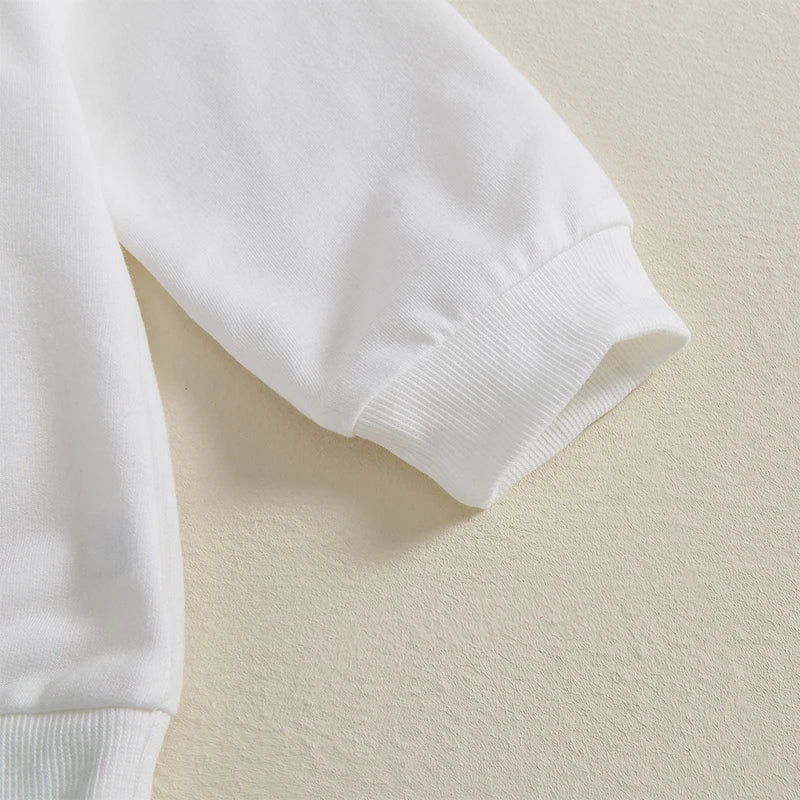 Girls 2-Piece Set Long Sleeve Shamrock Print Sweatshirt and Puffy Gauze Skirt - St Patrick s Day Outfit for Little Princesses