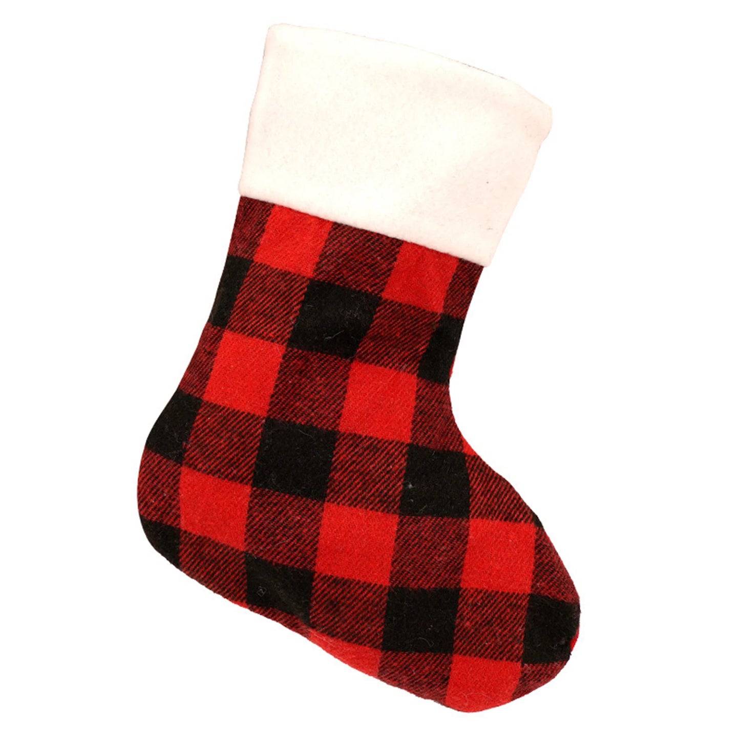 Navidad 2025 Novedades Red And Green Plaid Snowflake Socks Christmas Decorations Home Decor Adornos NavideñOs