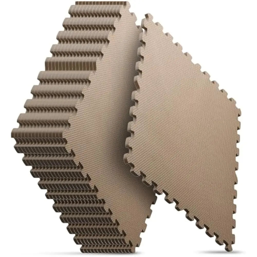 24 in x 24 in x ½ in - 16 Tiles Home Gym Mat, Puzzle Exercise Mat, EVA Interlocking Foam Floor Tiles for Home Workout Equipment