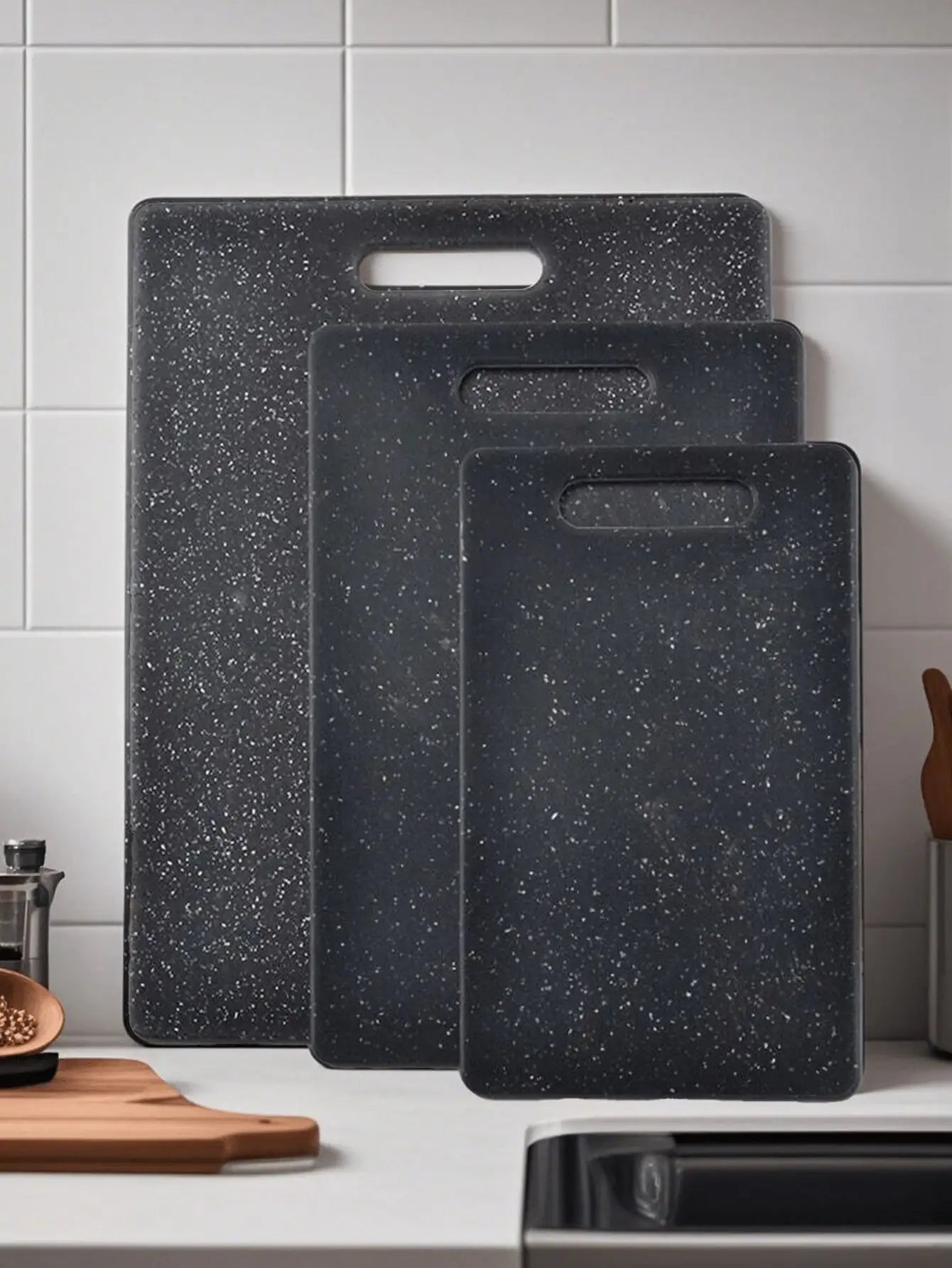 1/3PCS Marble Cutting Board Set, Household Fruit Cutting Board, Children's Food Cutting Board, Raw And Cooked Separation Cutting Board, Kitchen Food Cutting Board