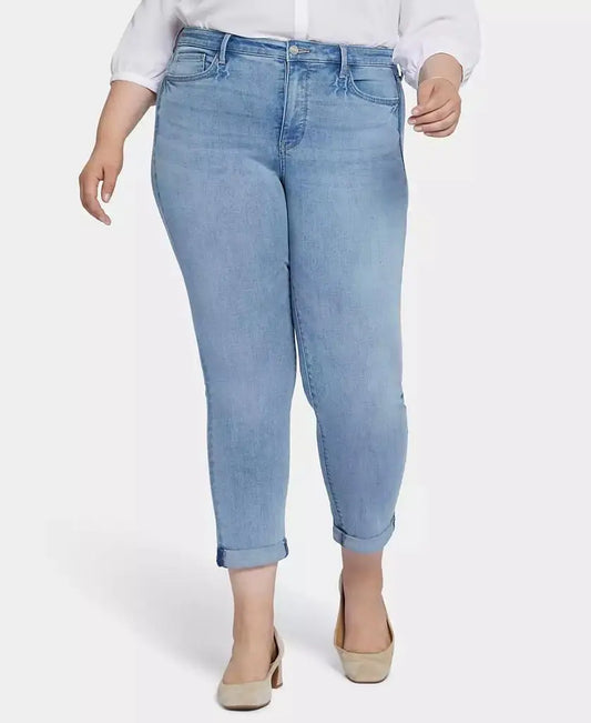 NYDJ | Plus Size Sheri Slim Ankle Jean with Roll Cuffs