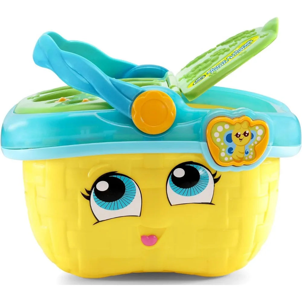 Shapes and Sharing Picnic Basket for Toddlers Early Learning Toy Yellow Frustration Free