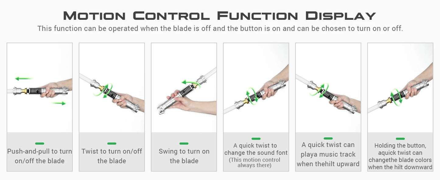 Luke Inspired Lightsaber XRGB3.0/Xenopixel 3.0 Smooth Swing App Control Colour Change