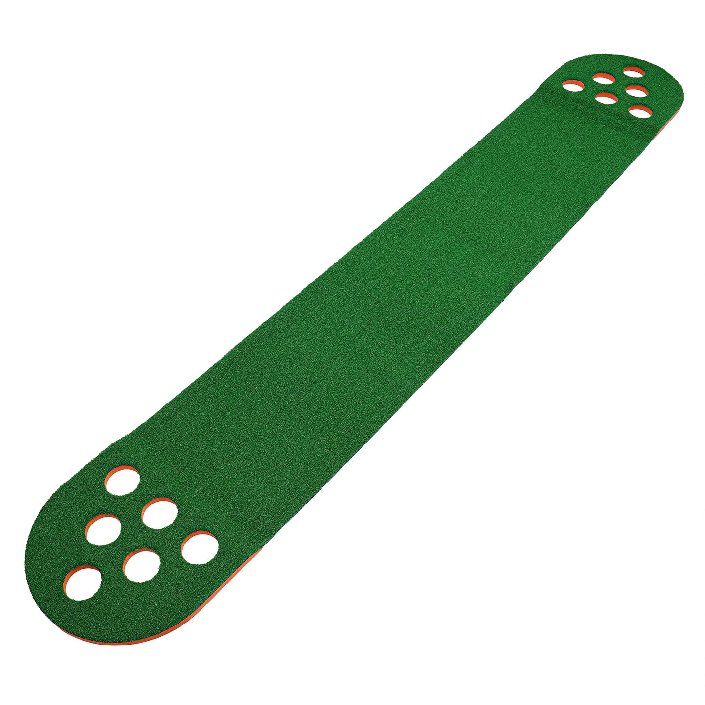 Foldable Golf Putting Mat with 2 Clubs 2 Balls Mini Golf Putting Practice Mat Durable Golf Training Pad Golf Pong Putting Game S