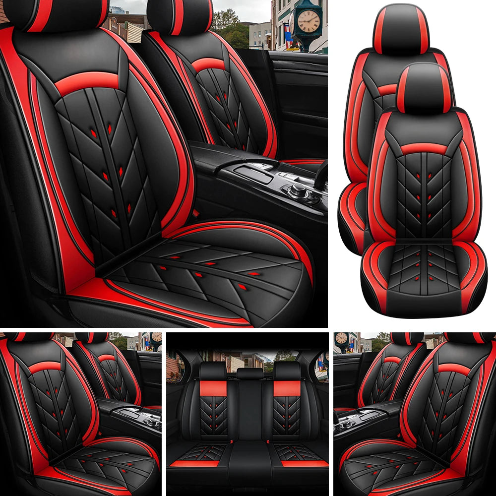 5-Seater Car Seat Cover Full Set Universal Deluxe Waterproof