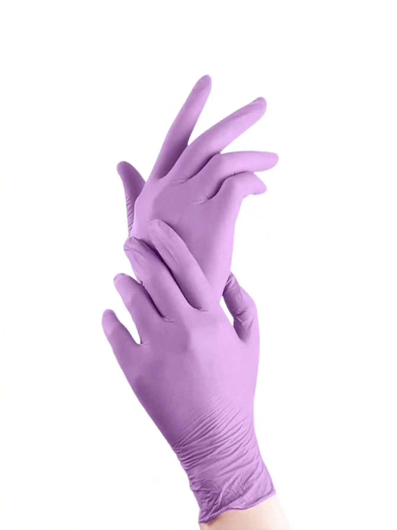 100pcs/Pack Disposable Nitrile Gloves, Available In Pink, White, Black, Blue, Latex-Free, Waterproof Cleaning Gloves, Suitable For Household, Kitchen, BBQ Cleaning, Hair Dyeing, Manufacturing And Other Home Tools, Kitchen, Ba