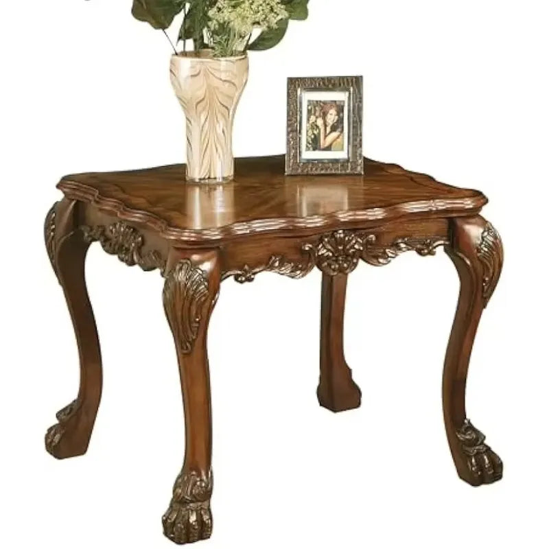 Dresden End Table - 12166 - Cherry Oak