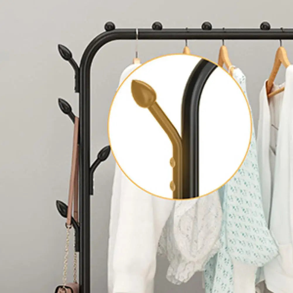 Clothes Storage Rack Clothing Shelf for Hanging Clothes Non-Slip Hat Shoes Orgnizer  Laundry Drying Rack Storage Stand
