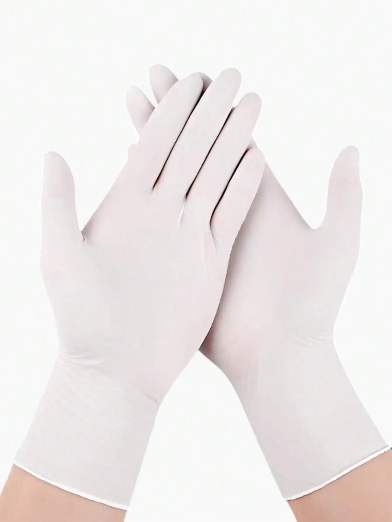 100pcs/Pack Disposable Nitrile Gloves, Available In Pink, White, Black, Blue, Latex-Free, Waterproof Cleaning Gloves, Suitable For Household, Kitchen, BBQ Cleaning, Hair Dyeing, Manufacturing And Other Home Tools, Kitchen, Ba