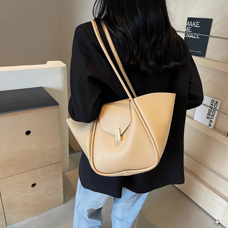 Women Fashion Shoulder Bag Large Capacity Luxury Tote Bag Adjustable Strap Work Handheld Bag Ladies Commute Bag