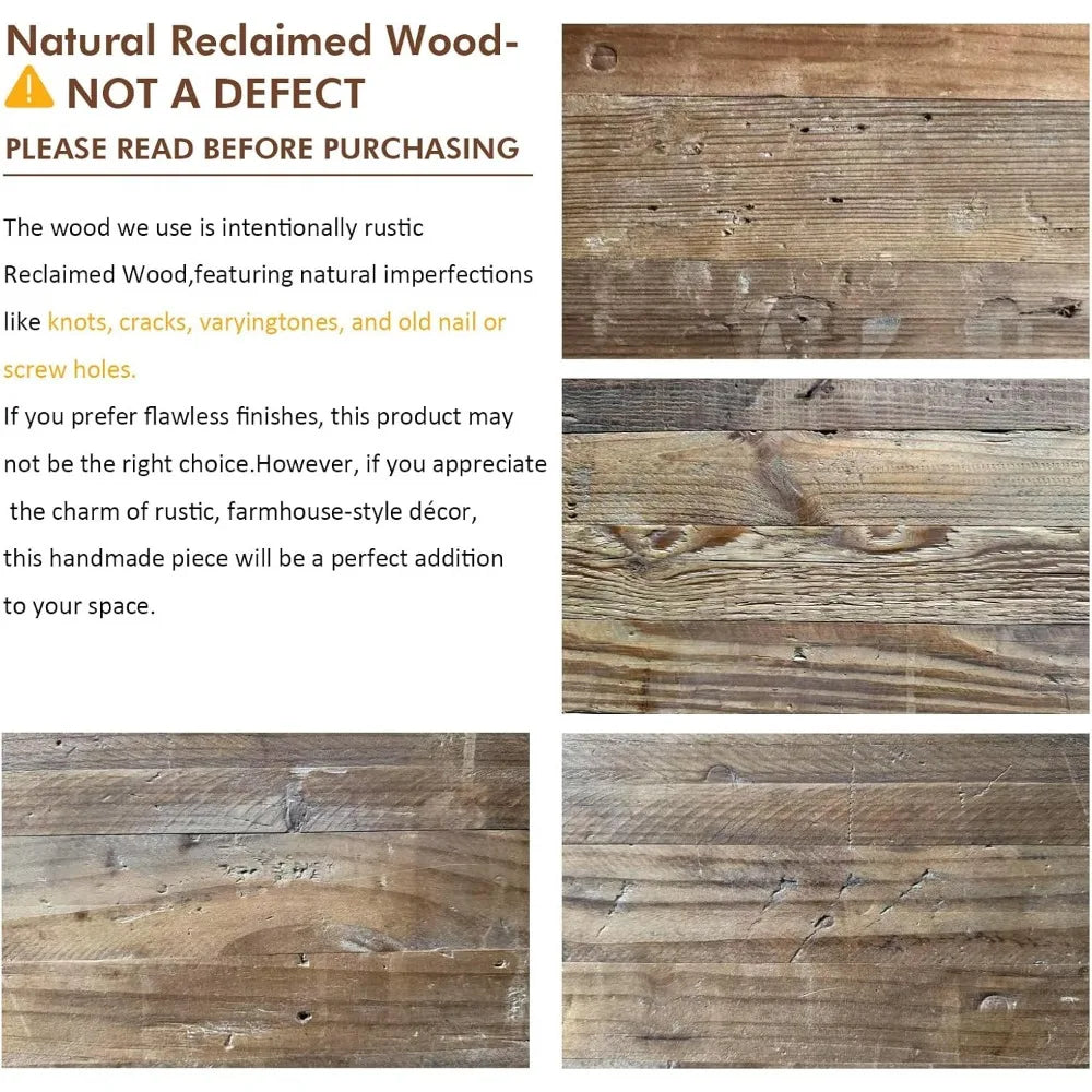 Rustic Farmhouse-Style Solid Wood Bench with Storage, 43.3 Narrow Entryway Furniture for Hallway, Kitchen, and Bedroom