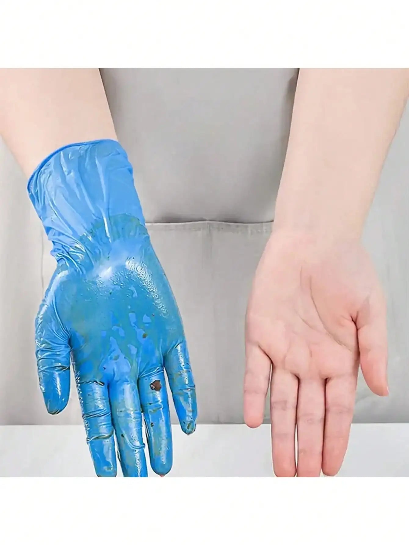 100pcs/Pack Disposable Nitrile Gloves, Available In Pink, White, Black, Blue, Latex-Free, Waterproof Cleaning Gloves, Suitable For Household, Kitchen, BBQ Cleaning, Hair Dyeing, Manufacturing And Other Home Tools, Kitchen, Ba