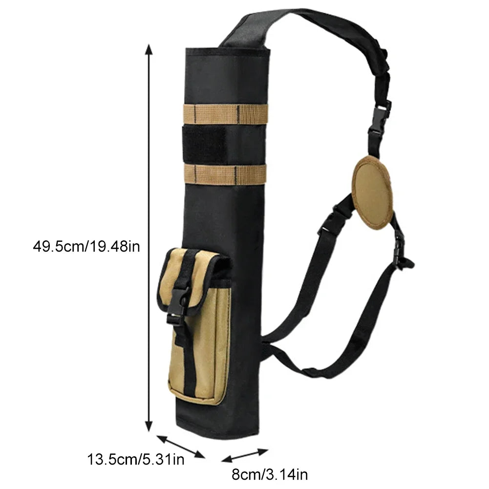 Archery Arrow Quiver Holder Adjustable Waist Hanged Carry Bag Arrow Holder for Arrows Bow Hunting and Target Practicing  Рогатка