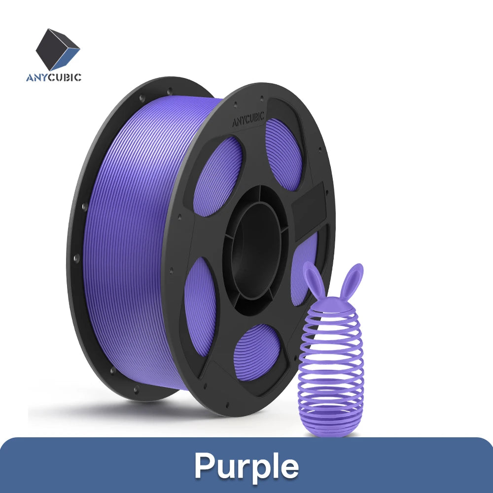 ANYCUBIC PLA+ 3D Printer Filament 1.75mm 1KG/Roll High Precision Pla Plus 3D Printing Material Plastic Rubber Consumables