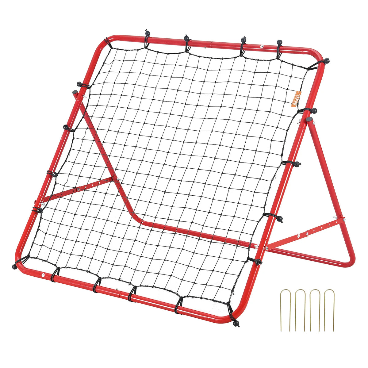 Portable Soccer Rebounder Net Adjustable Angle Football Training Goal