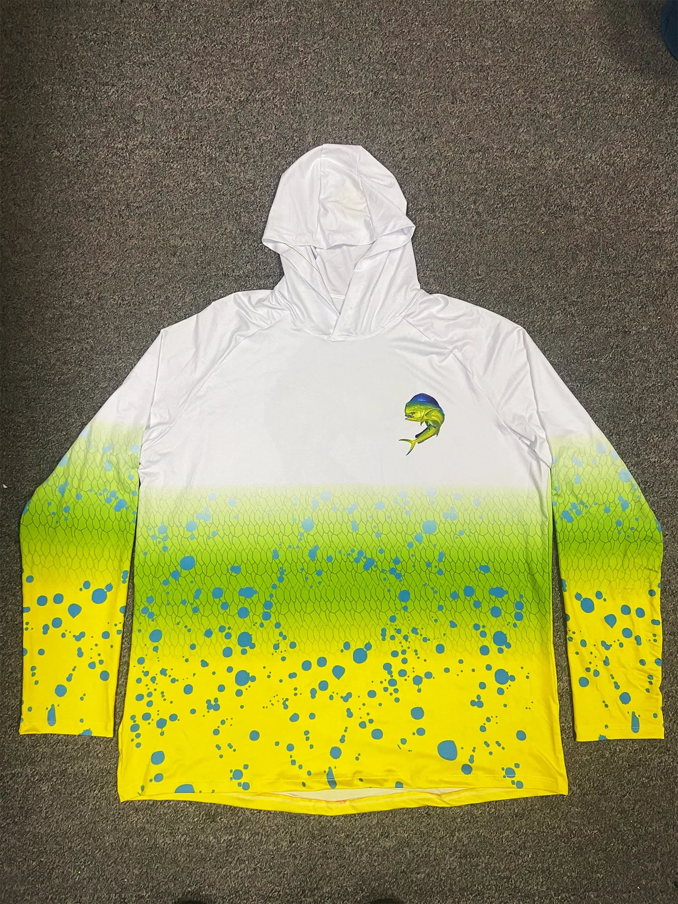 Fishing Hoodie Sailing Shirt Men Long Sleeve Sun Protection Jersey Surfing Camisa De Pesca Performance Fish Gear Beach Tops Wear