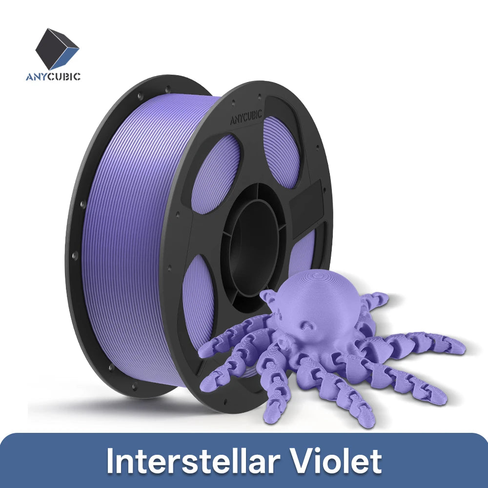 ANYCUBIC PLA+ 3D Printer Filament 1.75mm 1KG/Roll High Precision Pla Plus 3D Printing Material Plastic Rubber Consumables