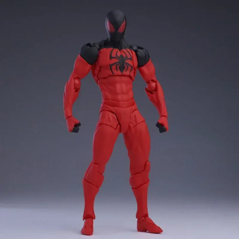 Mess Toys The Black Neighbor Symbiotic Spider-Man Black Venom Suit Joint Action Figures Custom-Made Ornaments Boy Gift