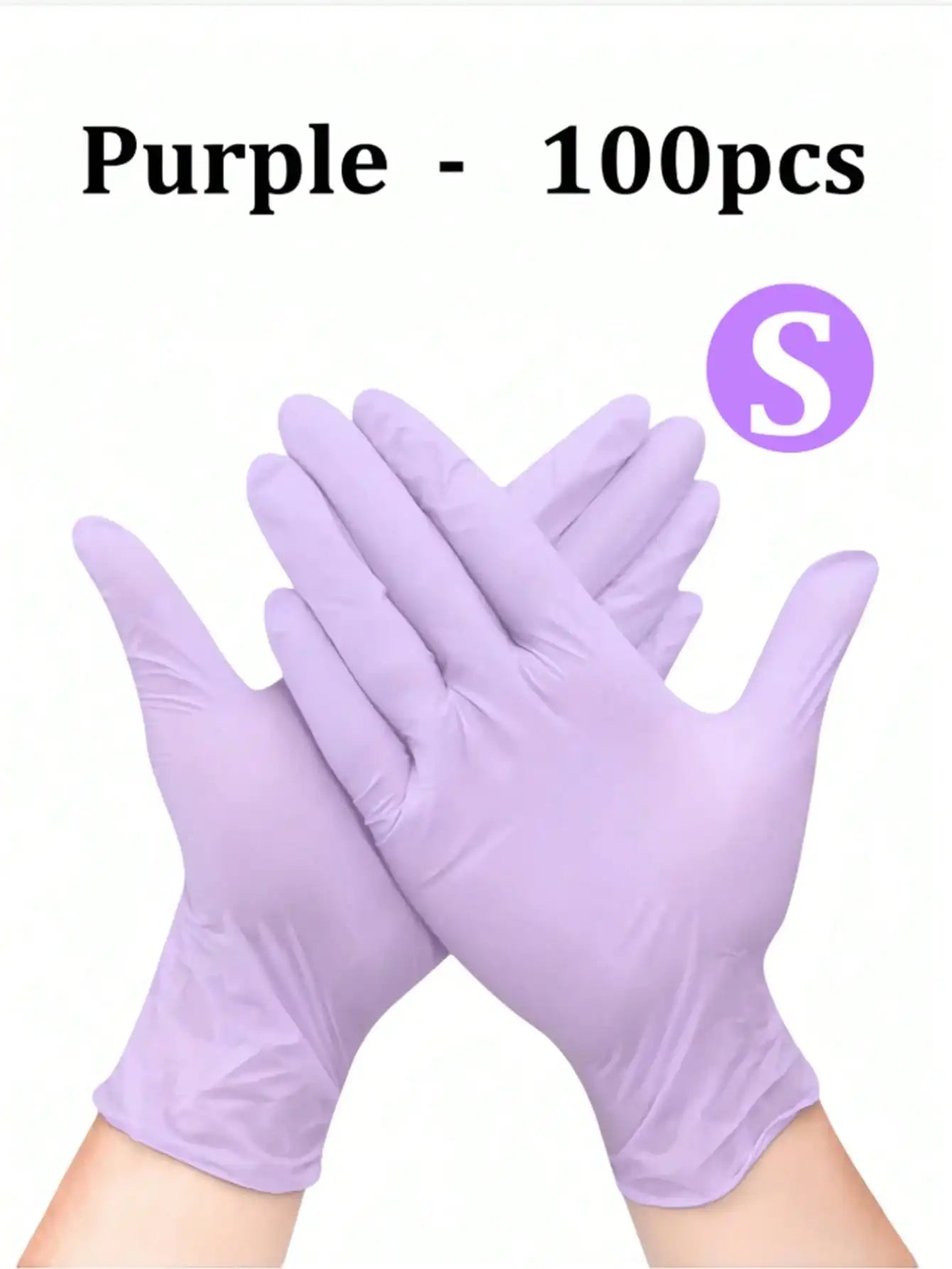100pcs/Pack Disposable Nitrile Gloves, Available In Pink, White, Black, Blue, Latex-Free, Waterproof Cleaning Gloves, Suitable For Household, Kitchen, BBQ Cleaning, Hair Dyeing, Manufacturing And Other Home Tools, Kitchen, Ba