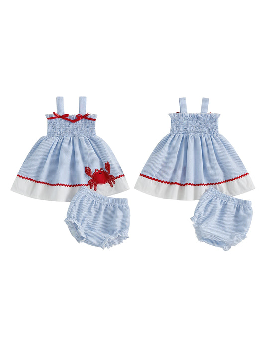 Toddler Girls Summer Outfits Sleeveless Watermelon Embroidery Floral Tank Tops and Ruffle Shorts Sets with Bow Headband